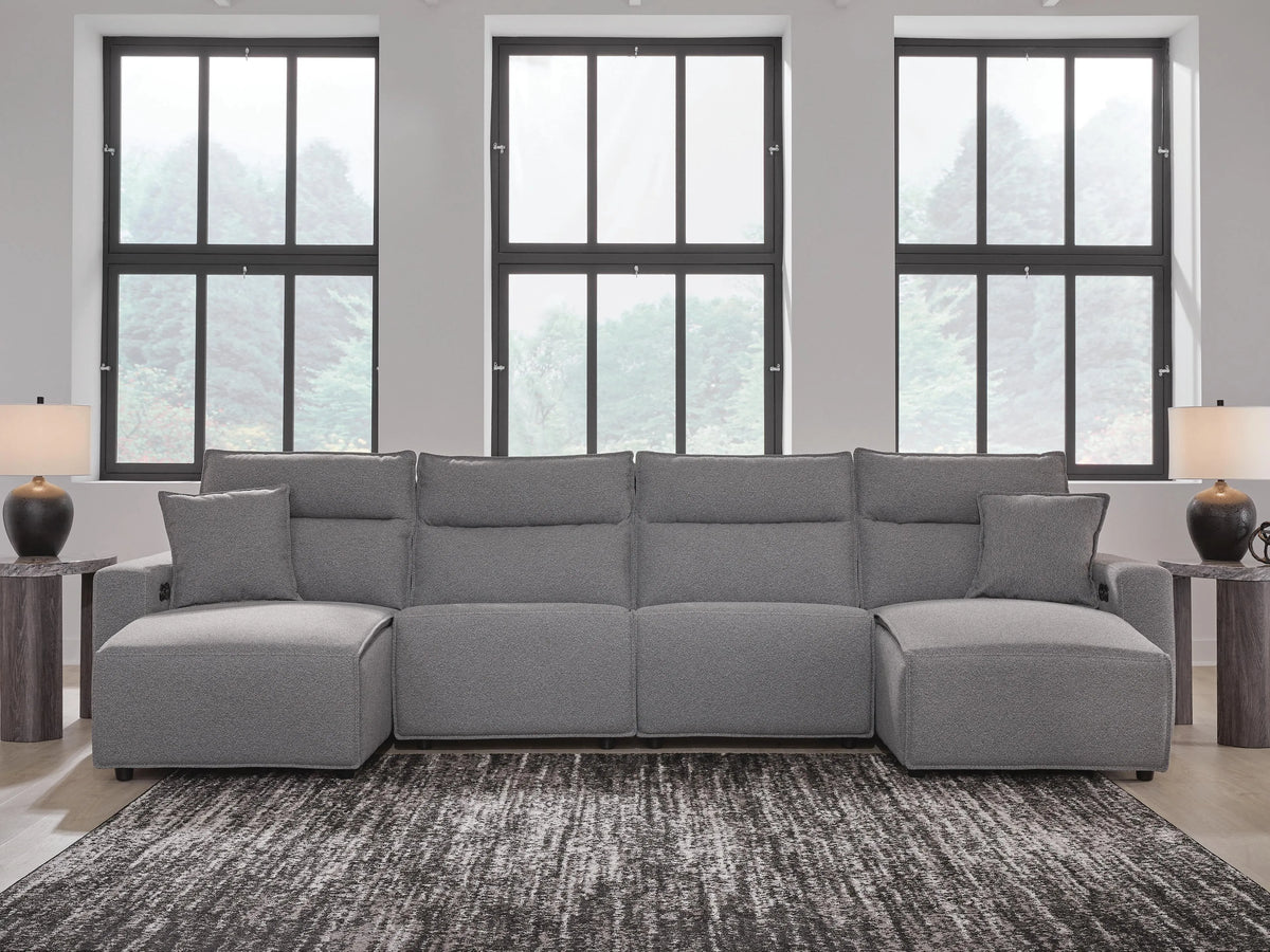 Kade 4-Piece Power Reclining Sectional with Chaise