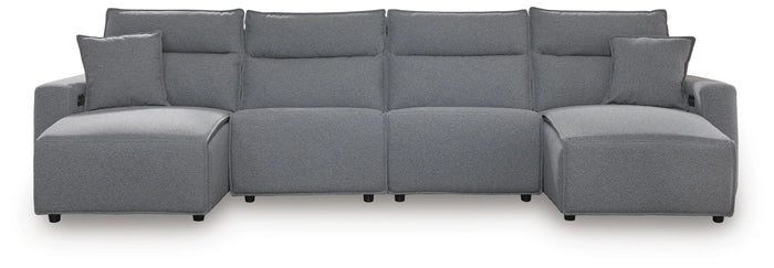 Kade 4-Piece Power Reclining Sectional with Chaise