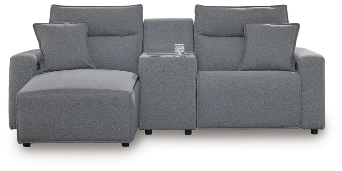 Kade 3-Piece Power Reclining Sectional with Chaise and Console II