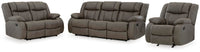 Steelcroft Reclining Sofa with Loveseat and Recliner