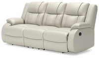 Steelcroft Reclining Sofa in Alloy
