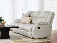 Steelcroft Reclining Sofa in Alloy