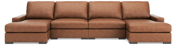 Calden 4-Piece Sectional with Double Chaise
