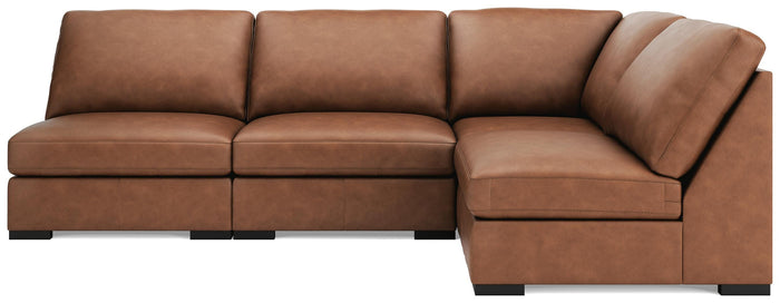 Auvelle 4-Piece Sectional in Caramel Default
