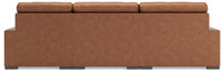 Auvelle 3-Piece Sectional with Chaise in Caramel II