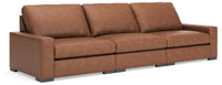 Auvelle 3-Piece Sectional Sofa in Caramel