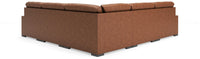 Auvelle 5-Piece Sectional with Chaise in Caramel II