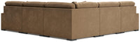 Auvelle 5-Piece Sectional with Chaise in Sable