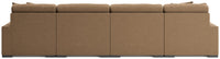 Auvelle 4-Piece Sectional with Double Chaise in Sable