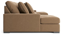 Auvelle 4-Piece Sectional with Double Chaise in Sable
