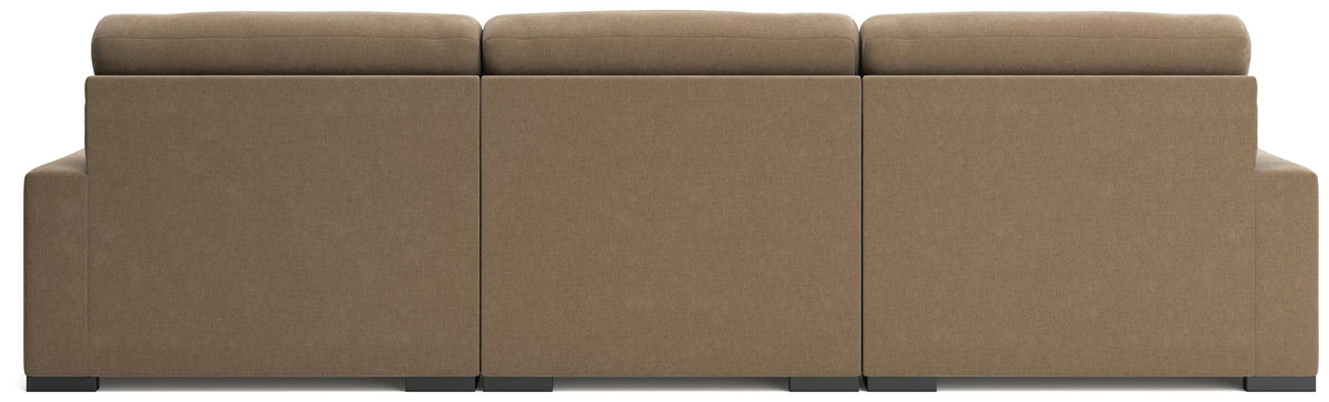 Auvelle 3-Piece Sectional Sofa in Sable