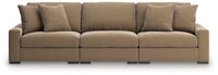 Auvelle 3-Piece Sectional Sofa in Sable