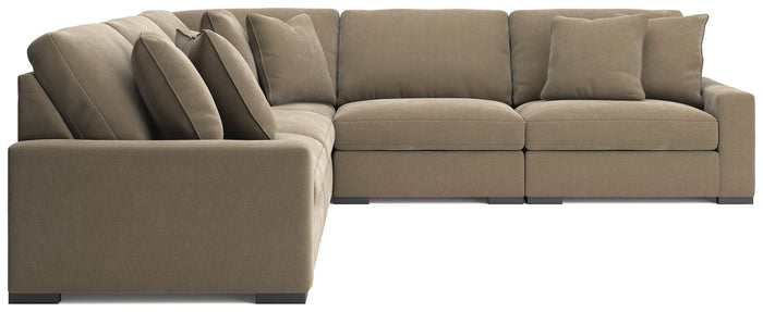 Auvelle 5-Piece Sectional in Sable