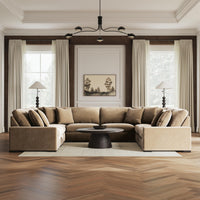 Auvelle 8-Piece Sectional in Sable