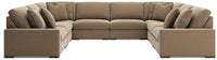 Auvelle 8-Piece Sectional in Sable