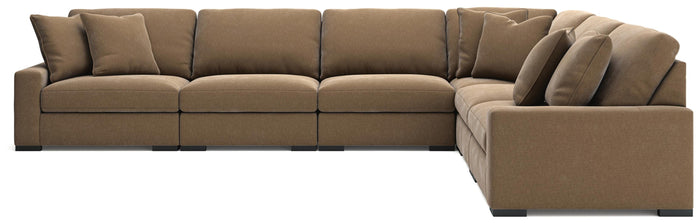 Auvelle 6-Piece Sectional in Sable II