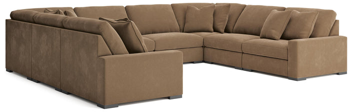 Auvelle 8-Piece Sectional in Sable