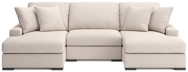 Calden 3-Piece Sectional with Double Chaise