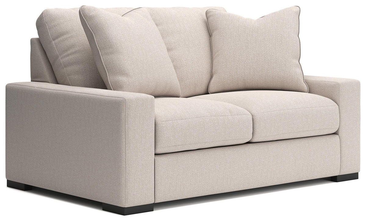 Auvelle Loveseat in Oyster