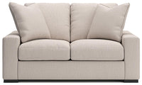 Auvelle Loveseat in Oyster