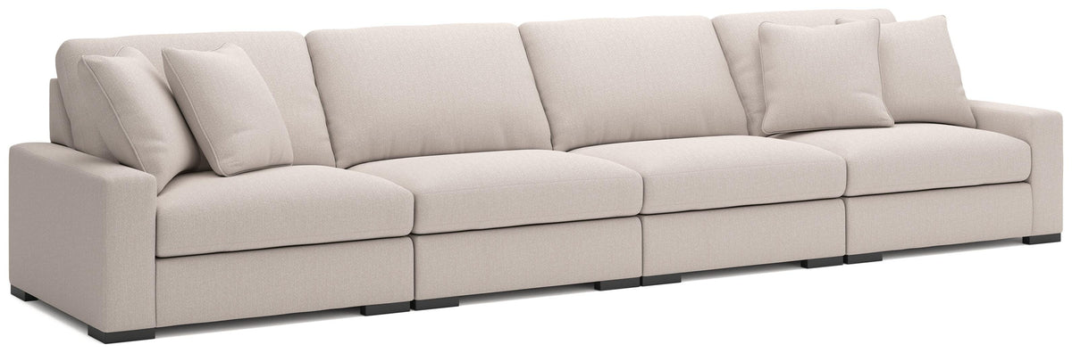 Auvelle 4-Piece Sectional Sofa in Oyster