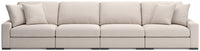 Auvelle 4-Piece Sectional Sofa in Oyster