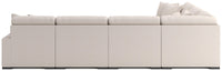 Auvelle 6-Piece Sectional with Chaise in Oyster