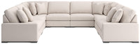 Auvelle 8-Piece Sectional in Oyster