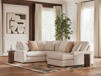 Auvelle 4-Piece Sectional with Chaise in Oyster