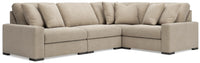 Auvelle 4-Piece Sectional in Oatmeal