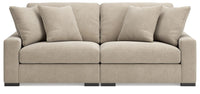 Auvelle 2-Piece Sectional Sofa in Oatmeal