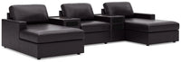 Kade 5-Piece Double Chaise Sectional with Audio Consoles