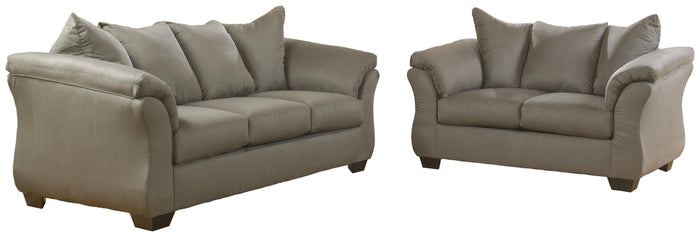 Calder Sofa and Loveseat in Cobblestone