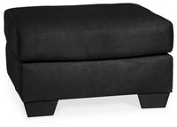 Calder Ottoman in Black