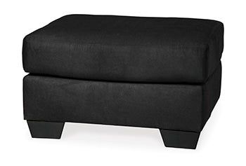 Calder Ottoman in Black