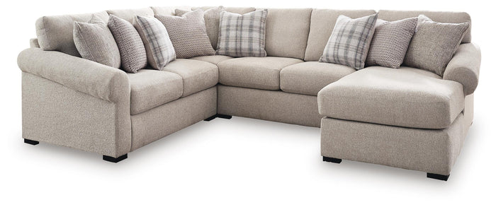 Cassaline 4-Piece Sectional with Chaise