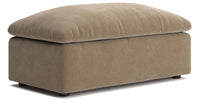 Belmoure Ottoman in Sable