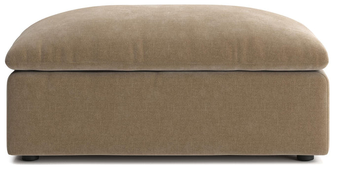 Belmoure Ottoman in Sable