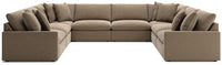 Belmoure 8-Piece Sectional in Sable