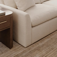 Belmoure 6-Piece Sectional in Oyster
