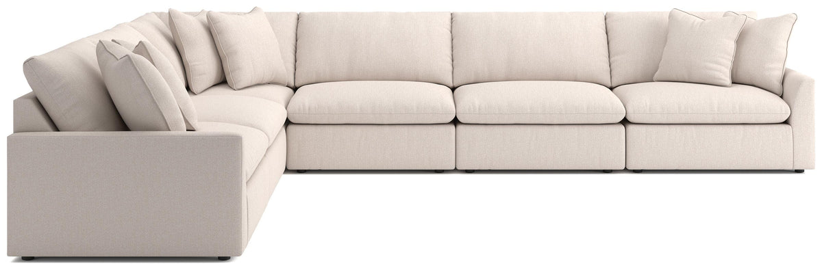 Belmoure 6-Piece Sectional in Oyster II