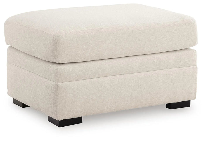 Vaudelle Ottoman in Pearl