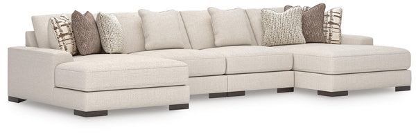 Barrelton 4-Piece Double Chaise Sectional
