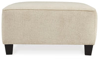 Yamba Oversized Accent Ottoman in Natural