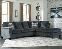 Yamba 2-Piece Sectional with Chaise in Smoke