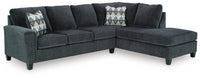 Yamba 2-Piece Sectional with Chaise in Smoke