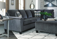Yamba 2-Piece Sectional with Chaise in Smoke