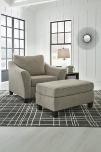 Delacourt Oversized Chair and Ottoman