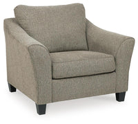 Delacourt Oversized Chair and Ottoman