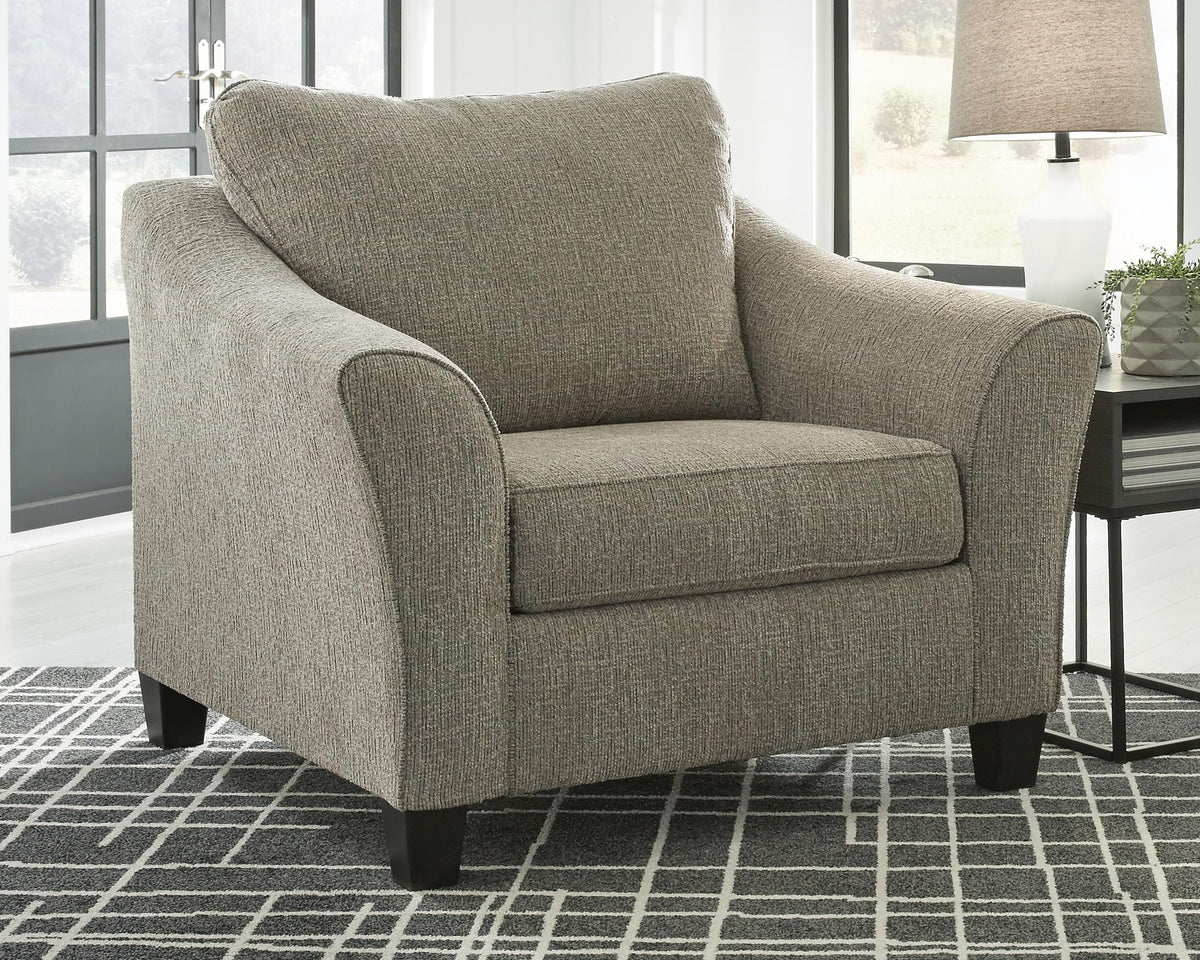 Delacourt Oversized Chair and Ottoman